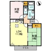 エクレール遠野の間取り画像