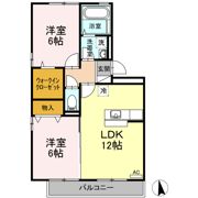 ジュネス針田 A棟の間取り画像
