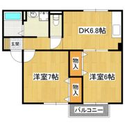 クレスト藤ヶ丘Aの間取り画像
