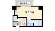 エスリード中山手・県庁前の間取り画像
