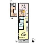 シンシア野沢の間取り画像