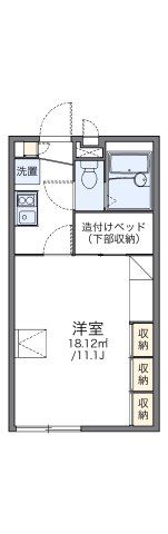 レオパレスアドミラーブルの間取り画像