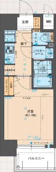 W-STYLE新大阪の間取り画像