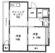 ハイツ夏島の間取り画像