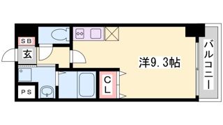 アーバンフラッツ王子公園の間取り画像