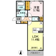 グレイスルポ B棟の間取り画像