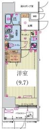 セオリー神戸ドミールの間取り画像