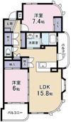 シャン・ド・フルールの間取り画像