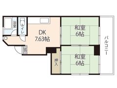 中元ビルの間取り画像