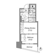 nido蔵前Avenueの間取り画像
