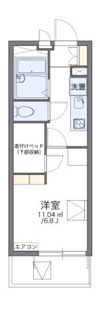 レオパレスオリビアの間取り画像