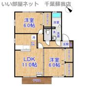 ソレアード Ⅰの間取り画像