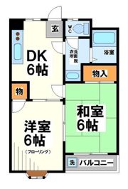 メゾンドールの間取り画像