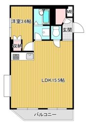 リージェントコーポの間取り画像