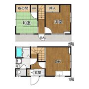 朝霞市岡貸家の間取り画像