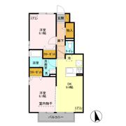 サンモール Aの間取り画像