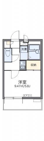 レオパレスパルフェタムール北沢の間取り画像