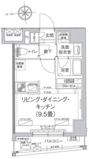 アイルイムーブル浅草の間取り画像