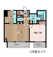 ラポール三田の間取り画像