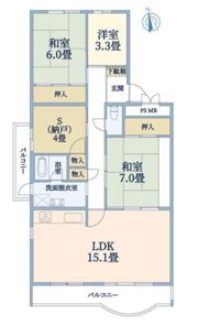 メゾン千里丘B棟の間取り画像