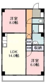 メゾン桂の間取り画像