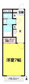 サンライズハウスB棟の間取り画像