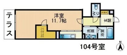 ベレオコートの間取り画像