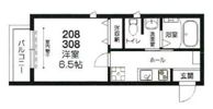 ラシーネ赤塚の間取り画像