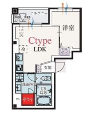 b’CASA東伏見の間取り画像