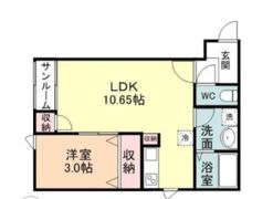 NCOLOR．fの間取り画像