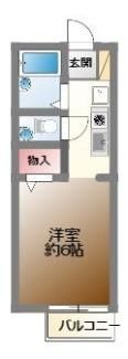 ハイム千部野の間取り画像