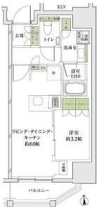 ザ・パークハビオ同心プレイスの間取り画像