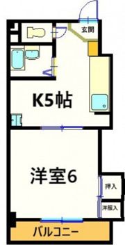 ハイムサンシルクの間取り画像