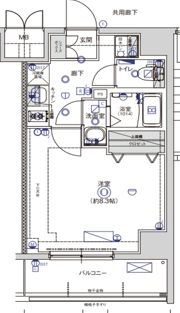 MELDIA CREST TAPP 新大阪 WESTの間取り画像
