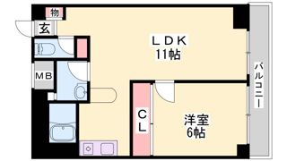 イーストコート2番街の間取り画像