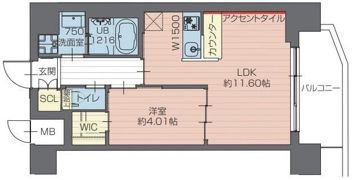 プレジオ川口ASIANの間取り画像