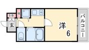 パルシオ三宮フラワーロードの間取り画像