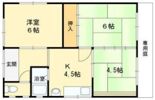 城南町1丁目貸家(1番1号)の間取り画像