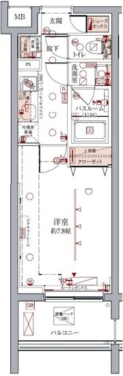 クレヴィスタ板橋志村の間取り画像