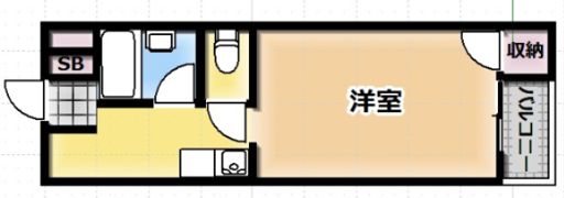 寿ハイツⅡの間取り画像