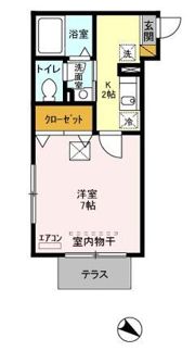 クレモンティーヌ・相之川の間取り画像