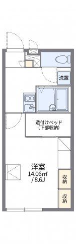 レオパレス大園Ⅱの間取り画像