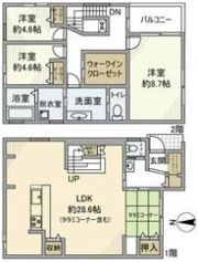 梅が丘4丁目戸建の間取り画像