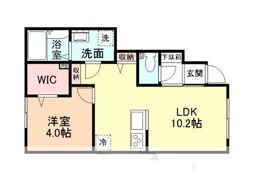 EdgeMoment町村の間取り画像