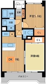 プライムアーバン武蔵野ヒルズA棟の間取り画像