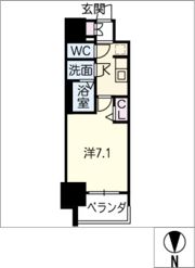 プレサンス桜通ベルノの間取り画像