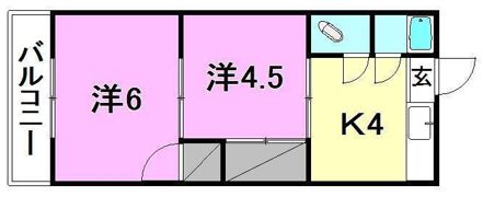 空港荘の間取り画像