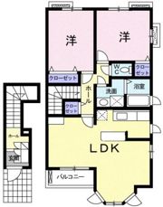 クラール安東Aの間取り画像