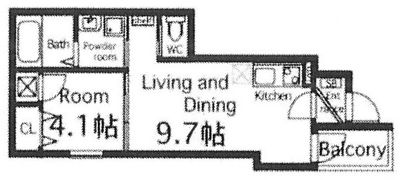 FDS吹田Ⅱ番館の間取り画像