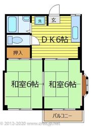コスモハイツの間取り画像